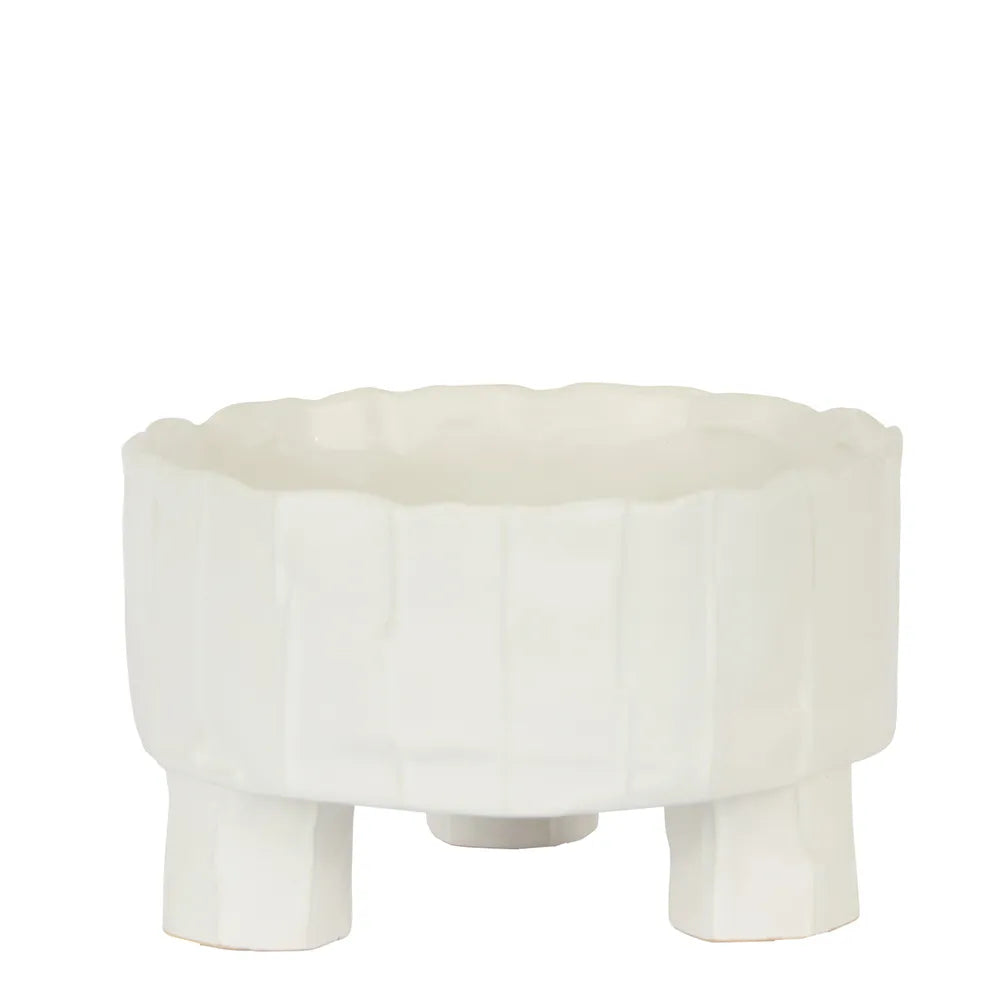 MARIMO MINI PLANTER SHALLOW WHITE