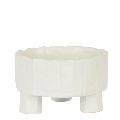 MARIMO MINI PLANTER SHALLOW WHITE