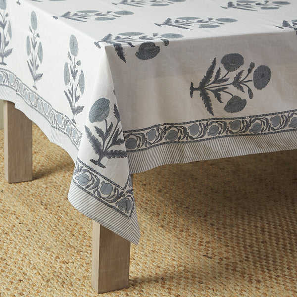 Tableau Poppy Tablecloth Blue / Medium